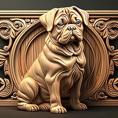 3D model Leo the dog famous animal (STL)